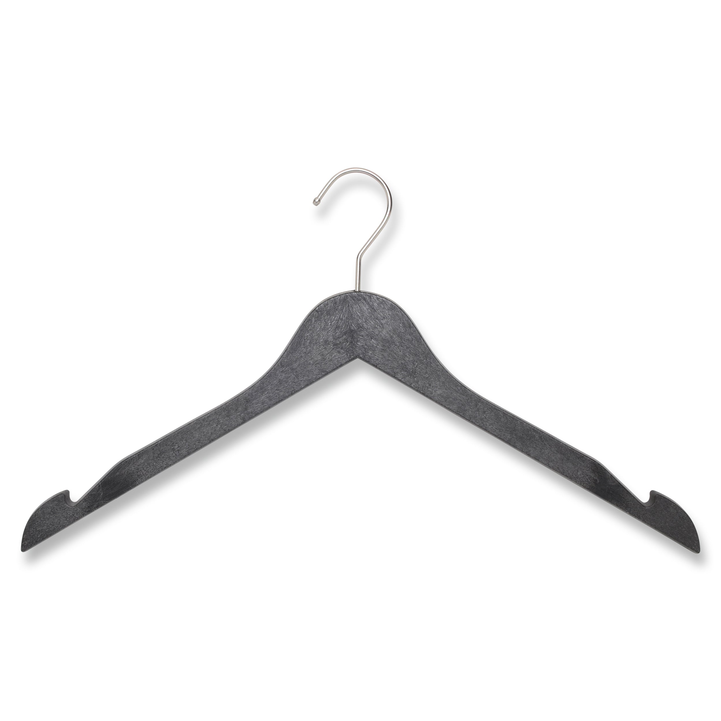Faux Wood Plastic Hangers
